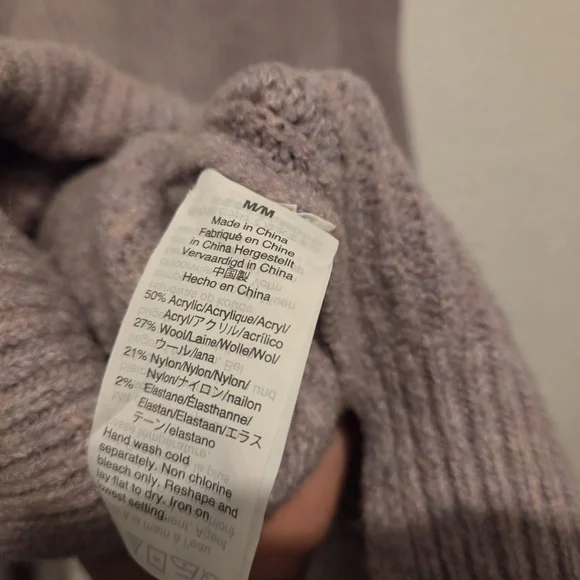 Madewell Lavender Turtleneck Sweater Size - M - Picture 7 of 7